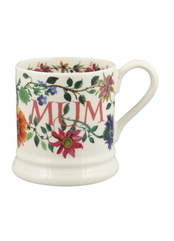 Emma Bridgewater  Garden Flowers Mum 1/2 Pint Mug - Unique Handmade & Handpainted English Earthenware Tea/Coffee Mug - Image 2