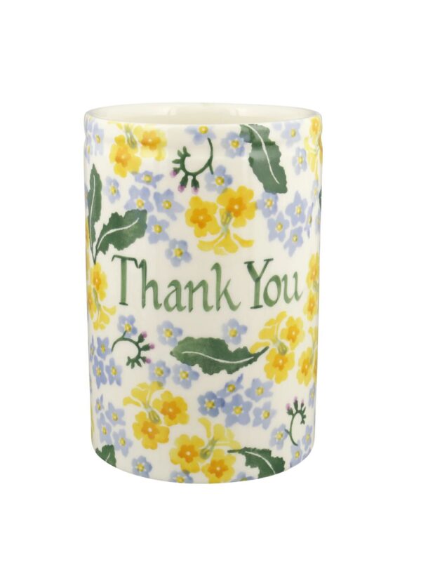 Personalised Forget Me Not & Primrose Medium Vase  - Customise Your Own Pottery | Emma Bridgewater