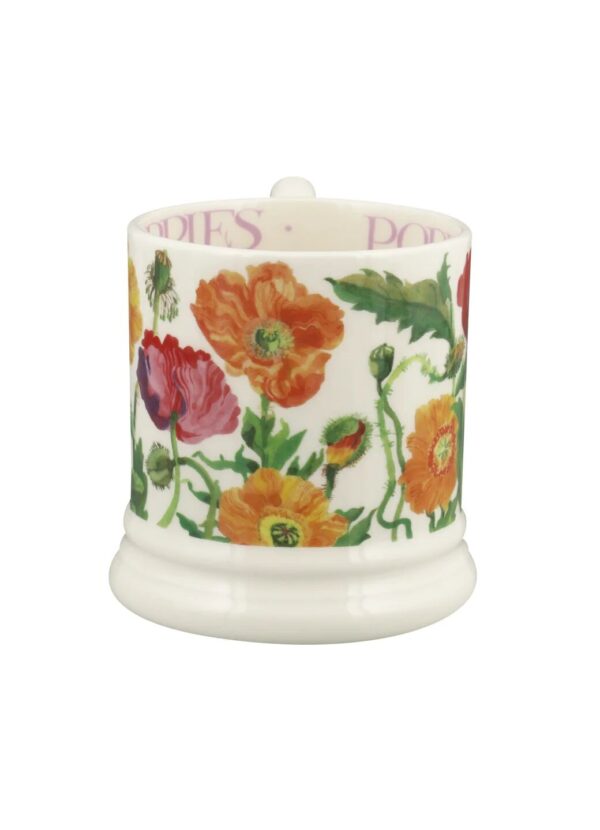 Poppy 1/2 Pint Mug - Unique Handmade & Handpainted English Earthenware Tea/Coffee Mug  | Emma Bridgewater - Image 5