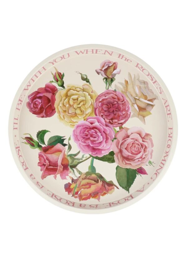 Emma Bridgewater  Rose Garden Round Tin Tray - Image 2