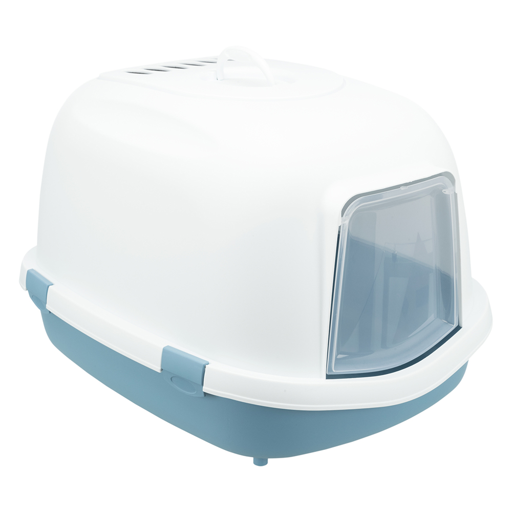 Trixie Primo XXL Top Cat Litter Box -  Blue/white