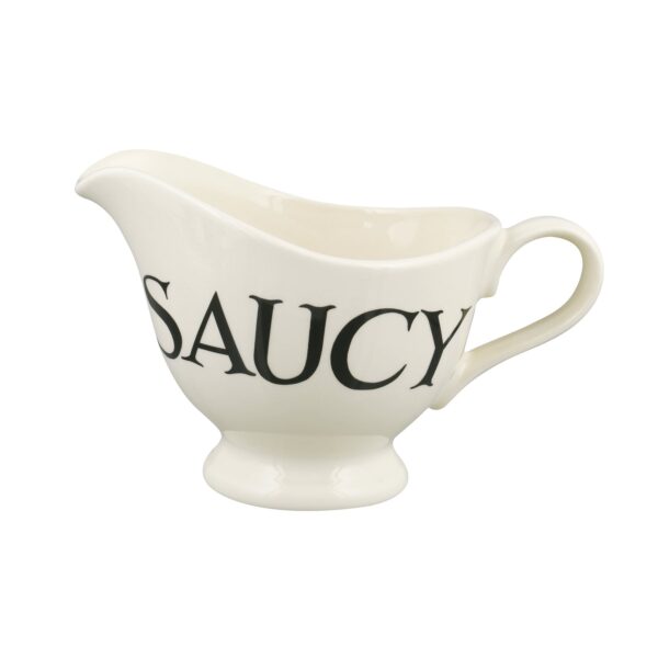 Emma Bridgewater  Seconds Black Toast Gravy Jug - Unique Handmade & Handpainted English Earthenware Decorative Jug