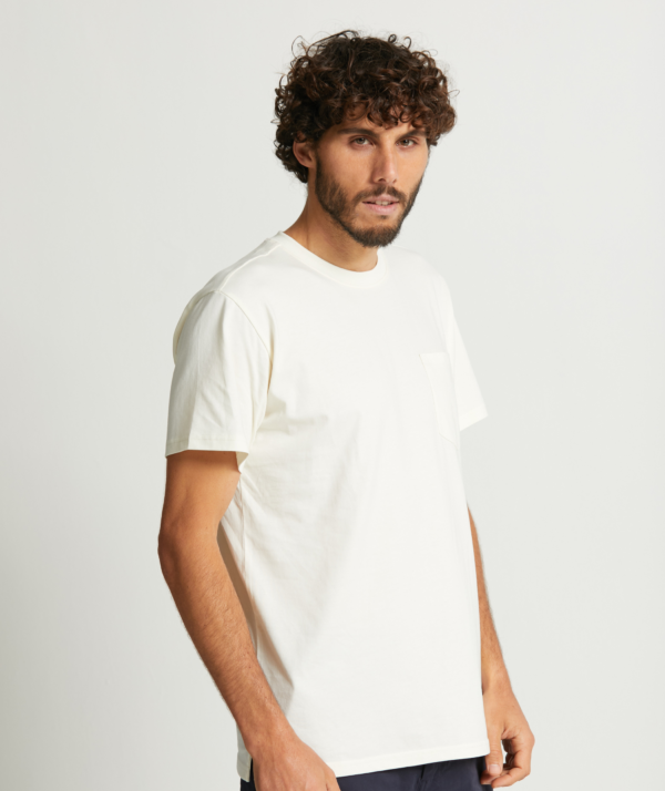 Mens Organic Cotton Pocket Tee - White