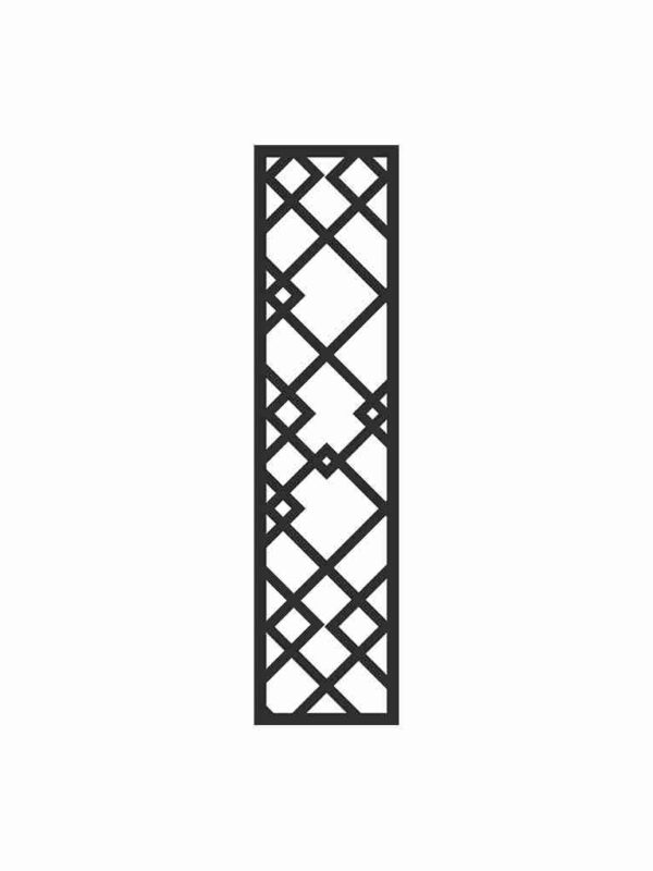 N°124 Decorative Screen 120cm x 30cm 5mm Grey