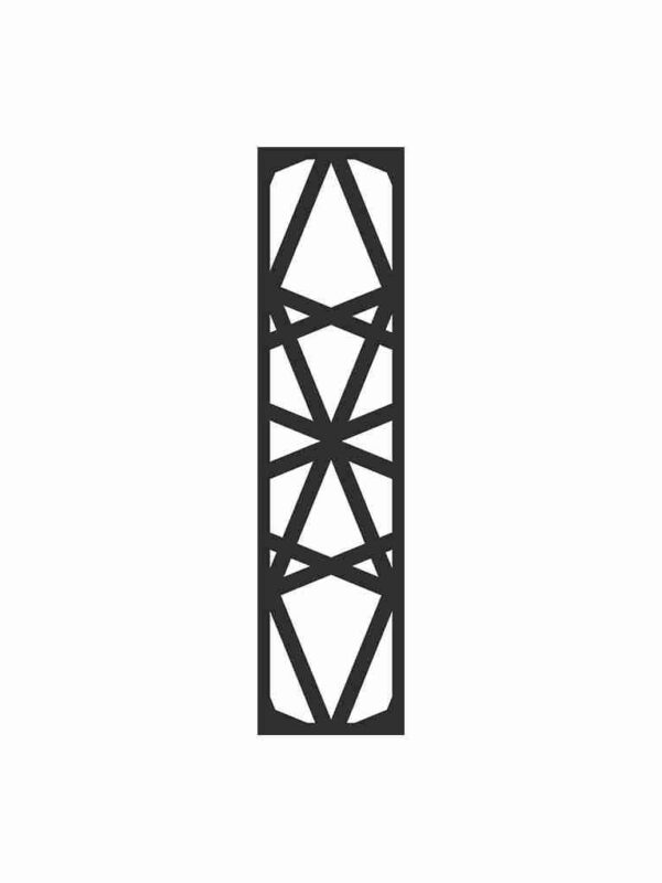 N°146 Decorative Screen 120cm x 30cm 5mm Grey