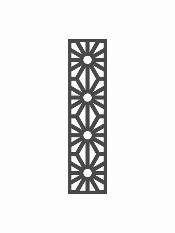 N°161 Decorative Screen 120cm x 30cm 5mm Grey