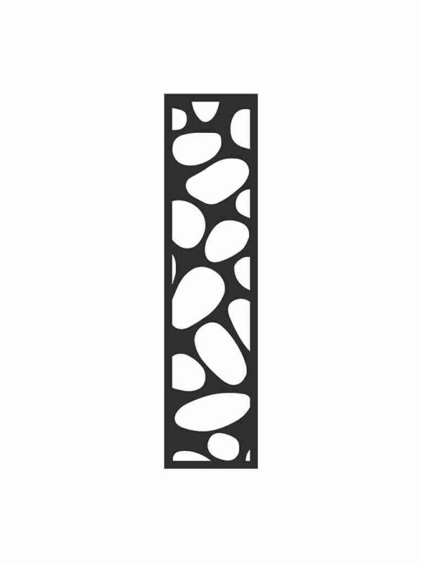 N°17 Decorative Screen 120cm x 30cm 5mm Charcoal