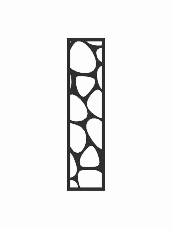 N°21 Decorative Screen 120cm x 30cm 5mm Charcoal