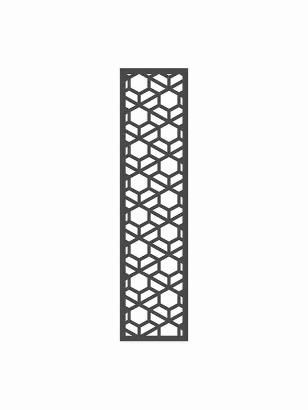 N°212 Decorative Screen 120cm x 30cm 5mm Grey