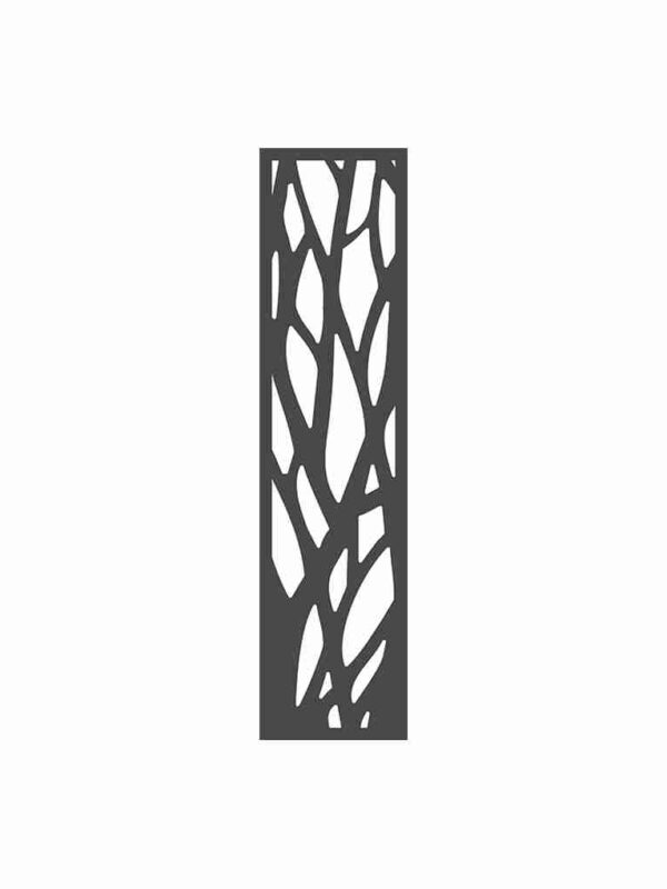 N°222 Decorative Screen 120cm x 30cm 5mm Grey