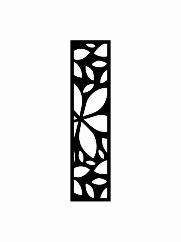 N°230 Decorative Screen 120cm x 30cm 5mm Black