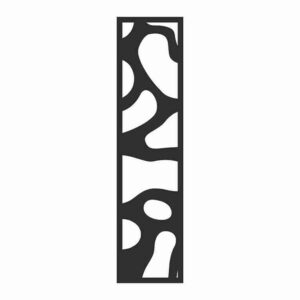 N°25 Decorative Screen 120cm x 30cm 5mm Charcoal