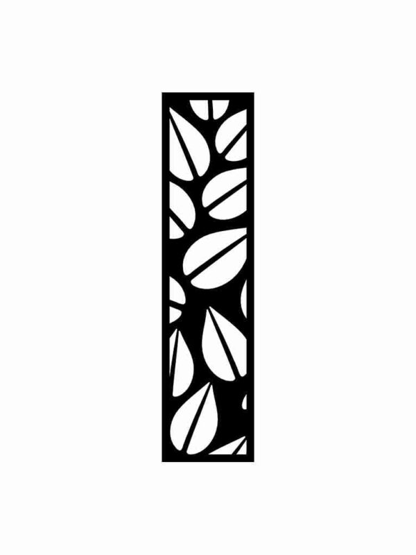 N°250 Decorative Screen 120cm x 30cm 5mm Black