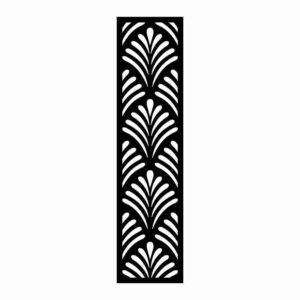 N°257 Decorative Screen 120cm x 30cm 5mm Black