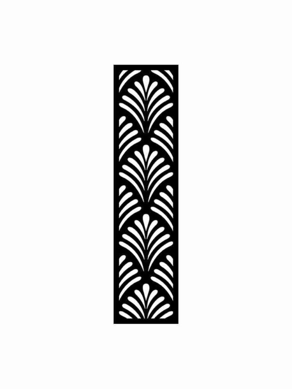 N°257 Decorative Screen 120cm x 30cm 5mm Black