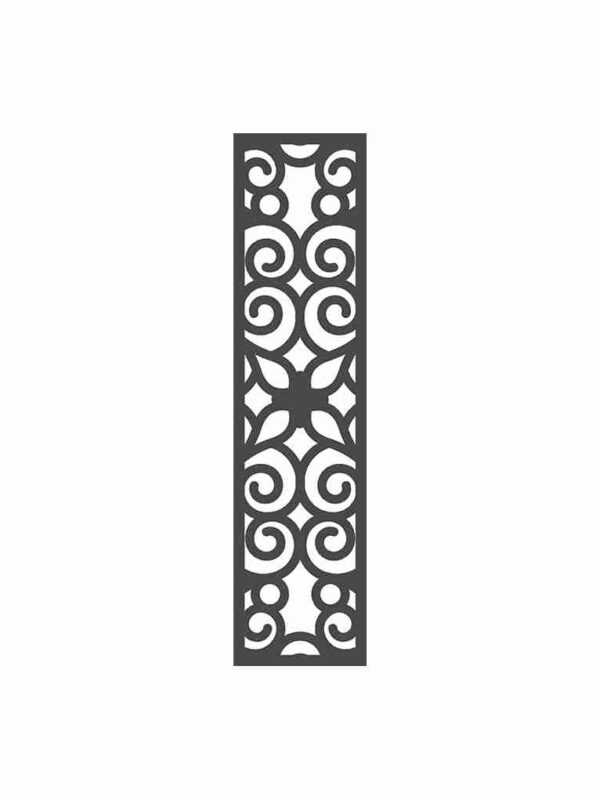 N°266 Decorative Screen 120cm x 30cm 5mm Grey