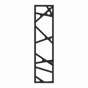 N°27 Decorative Screen 120cm x 30cm 5mm Charcoal