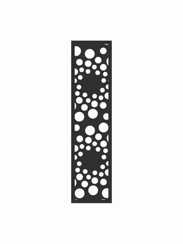 N°29 Decorative Screen 120cm x 30cm 5mm Charcoal