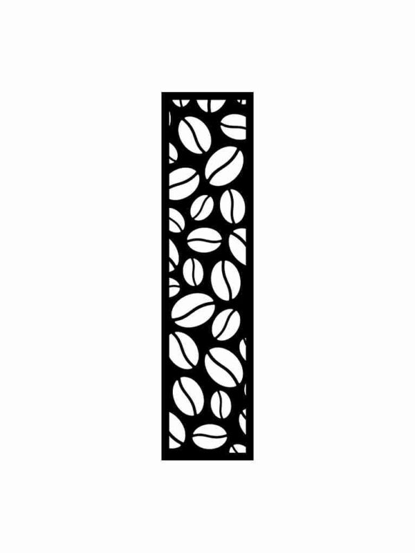 N°3 Decorative Screen 120cm x 30cm 5mm Black