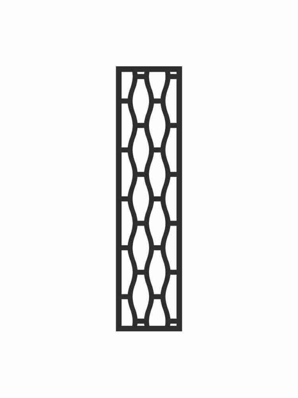 N°35 Decorative Screen 120cm x 30cm 5mm Grey