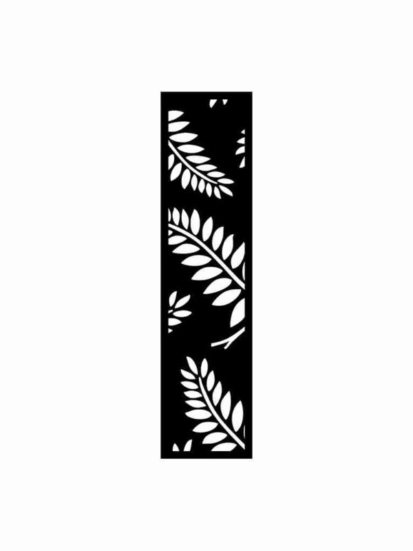 N°53 Decorative Screen 120cm x 30cm 5mm Black