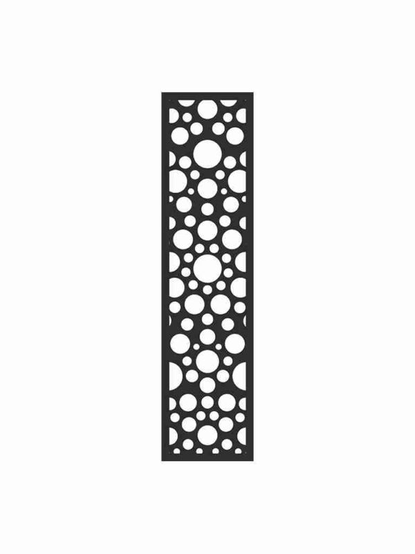 N°59 Decorative Screen 120cm x 30cm 5mm Charcoal