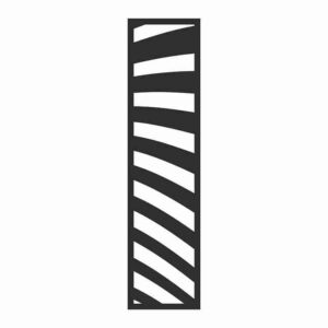 N°80 Decorative Screen 120cm x 30cm 5mm Grey