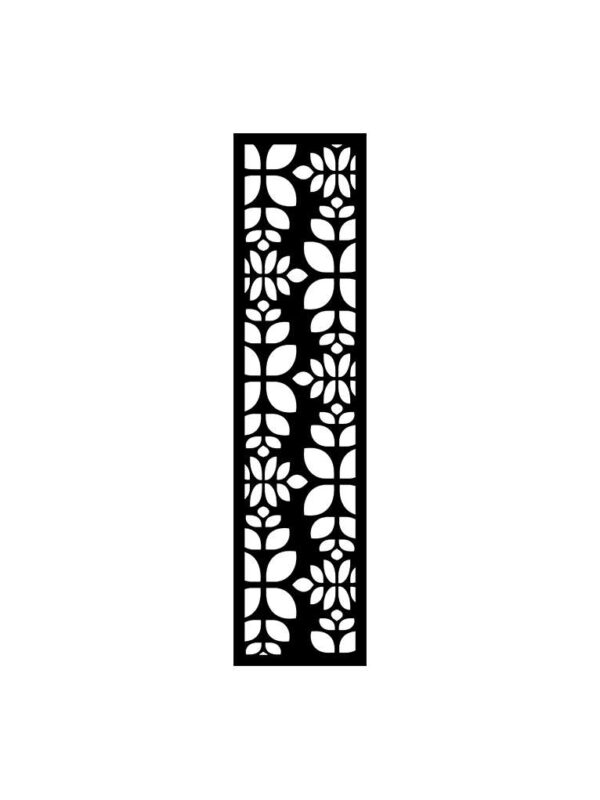 N°190 Decorative Screen 120cm x 30cm 5mm Black