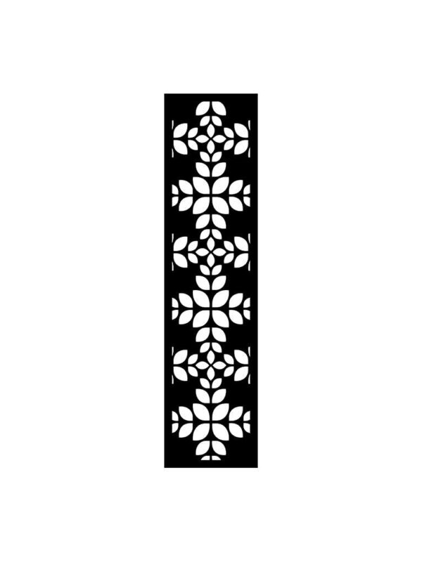 N°206 Decorative Screen 120cm x 30cm 5mm Black