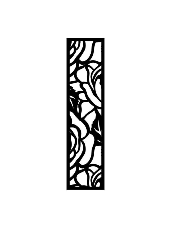 N°119 Decorative Screen 120cm x 30cm 5mm Black