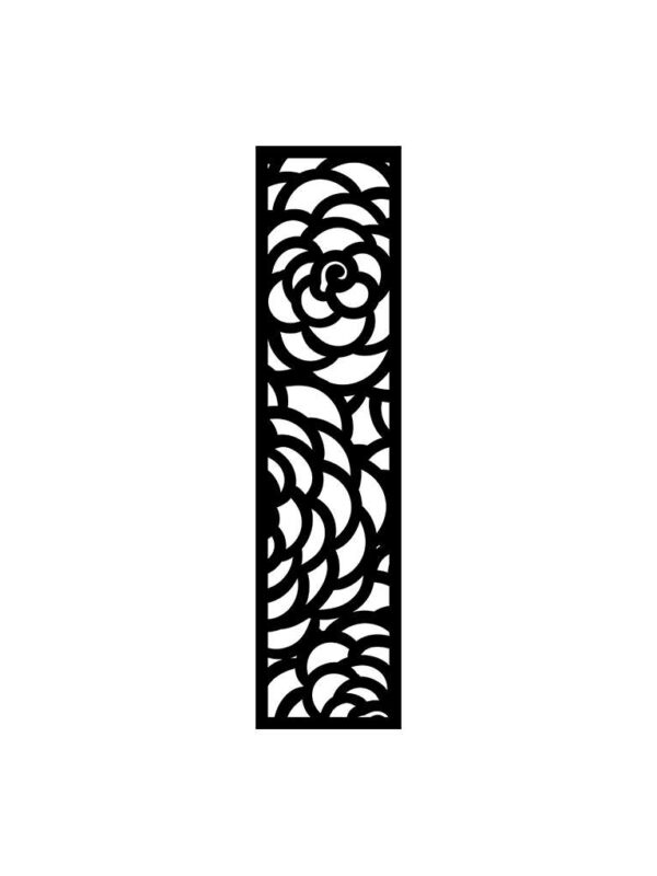 N°120 Decorative Screen 120cm x 30cm 5mm Black