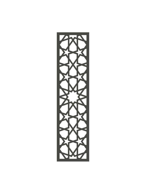 N°128 Decorative Screen 120cm x 30cm 5mm Grey