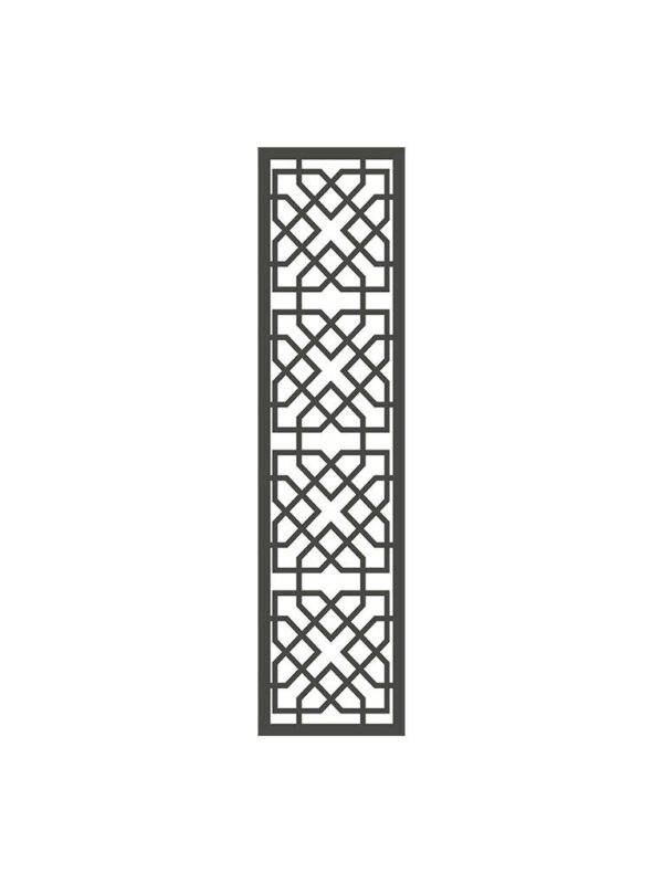 N°187 Decorative Screen 120cm x 30cm 5mm Grey