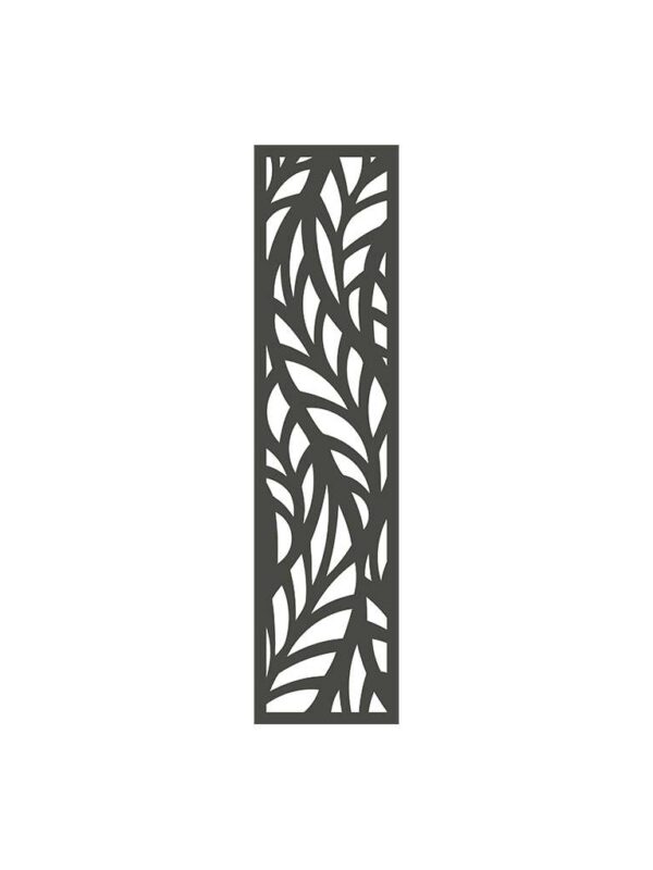 N°40 Decorative Screen 120cm x 30cm 5mm Charcoal