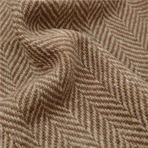 Magee 1866 Errigal - Brown & Oat Herringbone Donegal Tweed - Sample
