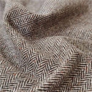 Magee 1866 Eske - Brown & Camel Herringbone, Flecked Donegal Tweed - Metre