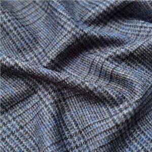 Magee 1866 Rockall - Blue Glen Check Donegal Tweed - Metre