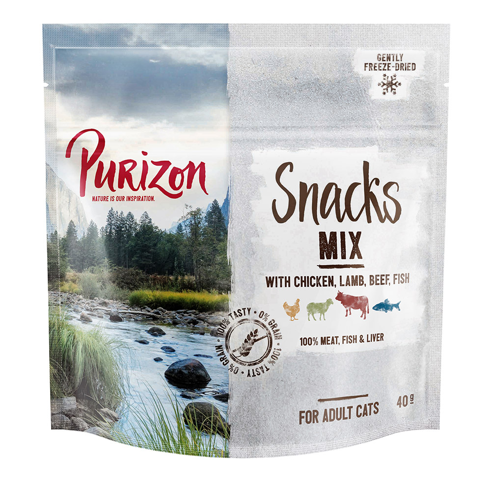 Purizon Cat Snacks - Grain-Free Mix - 40g