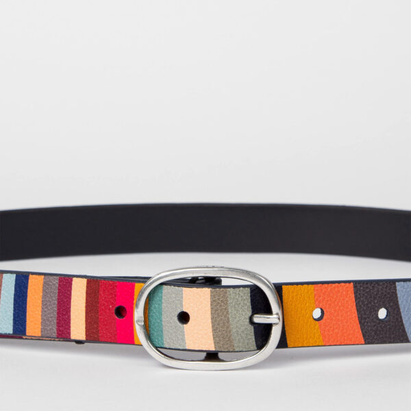 Paul Smith Reversible Swirl Leather Belt - 85cm - Image 2