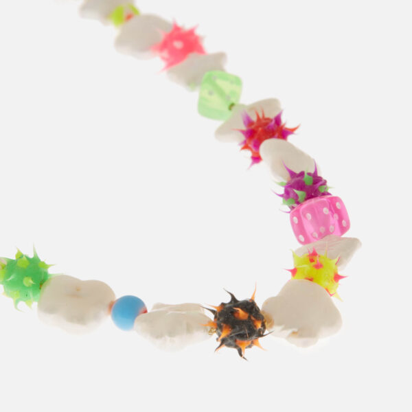 July Child Grunge Princess Gold-Plated, Bead and Pearl Necklace - Image 2
