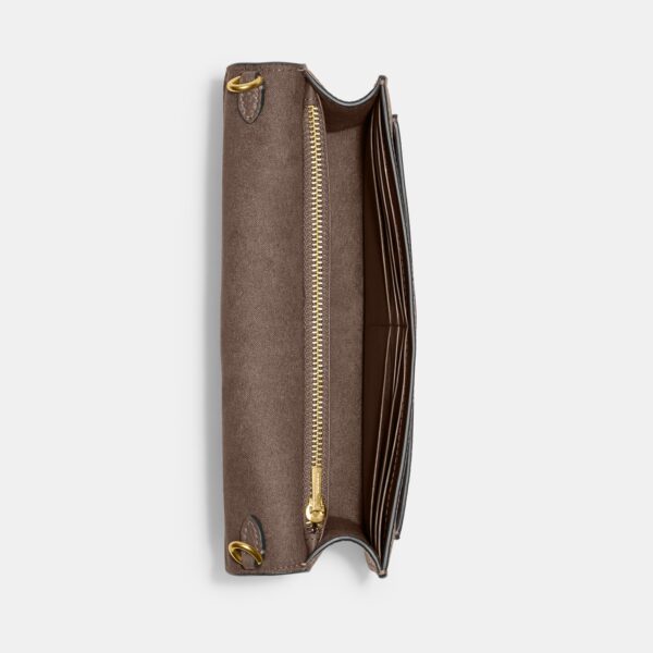 Coach Tabby Chain Leather Clutch Bag - Image 3