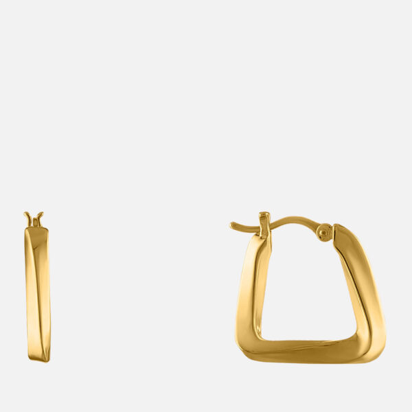 Oma The Label The Smil 18 Karat Gold Plated Hoop Earrings - Image 2