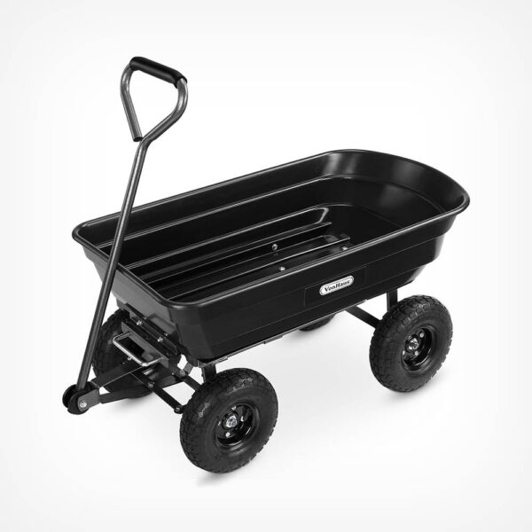 75L Garden Dump Trolley Cart