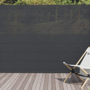 Dark Grey Garden Fence Outdoor Privacy Screen