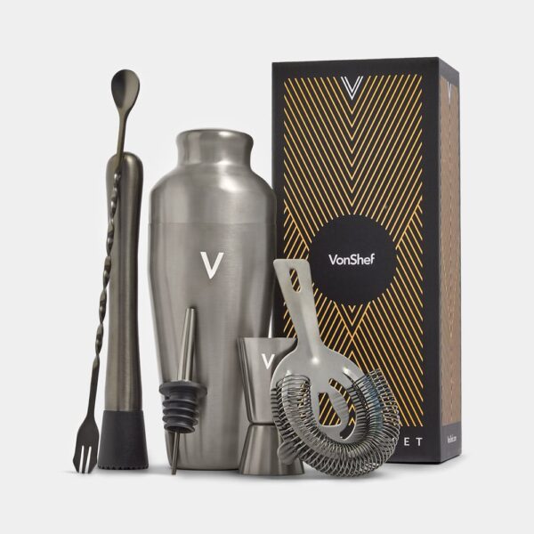 Parisian Graphite Cocktail Set 6pc