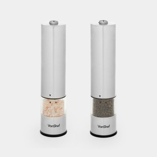 Electric Stainless Steel Salt  Pepper Mills