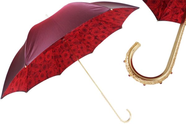 Pasotti Red Roses Umbrella