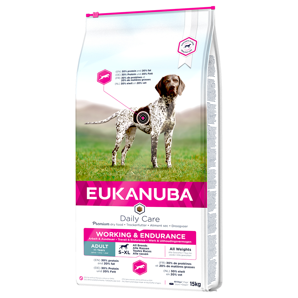 Eukanuba Daily Care Adult Working & Endurance  - 15kg