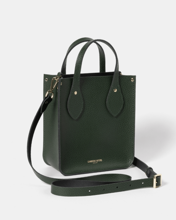 The Mini Tote - Racing Green Celtic Grain - Image 3