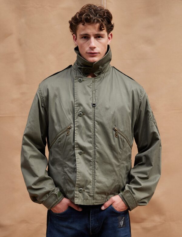 RAF MK3 High Neck Jacket in Khaki | Size: M